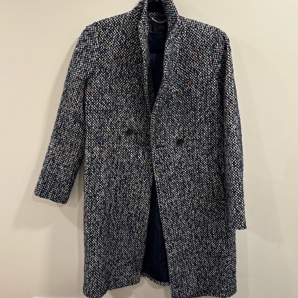 J.Crew Rainbow Tweed Wool Jacket